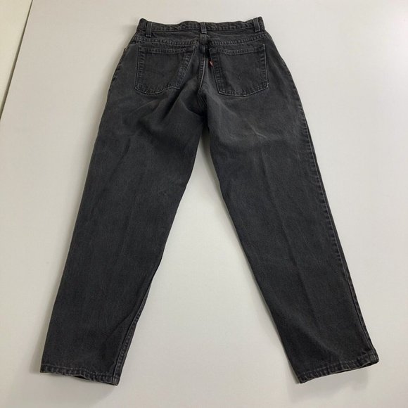 WOMENS LEVIS 513 STRAIGHT LEG‎ STRETCH JEANS OFF Black SIZE Fit W30xL28 - Picture 2 of 6